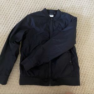 Nautica Navy Blue Bomber Jacket Size 14/16 or Women’s XS (1) LIKE NEW